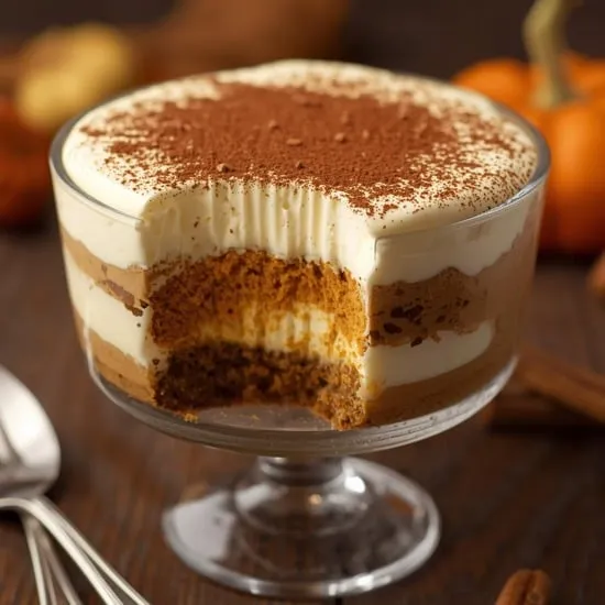 Creamy Pumpkin Tiramisu