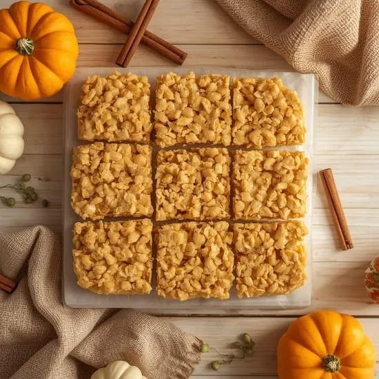 pumpkin spice rice krispie treats IMG02