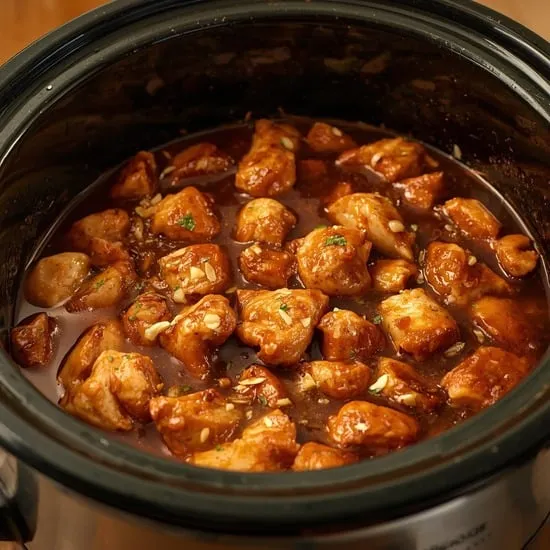 sweet garlic chicken in the crockpot IMG01
