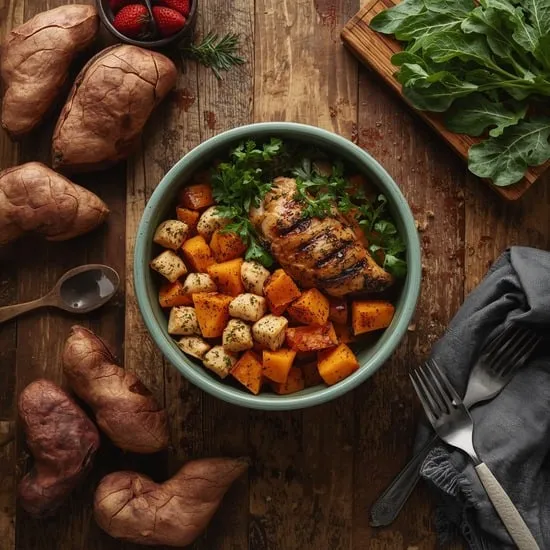 chicken and sweet potato bowls for two IMG01
