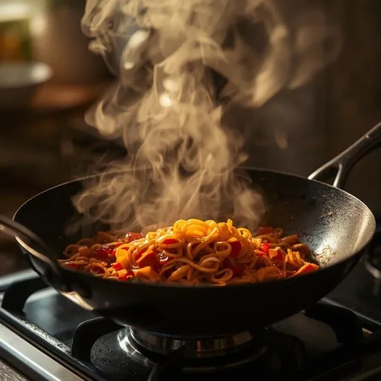 sweet spicy ramen noodle stir fry IMG01