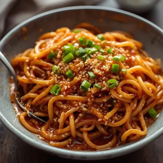 sweet spicy ramen noodle stir fry IMG02