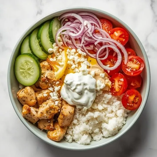 Mediterranean Chicken Bowl (Fresh, Flavorful & Easy)