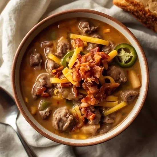 Crockpot Jalapeno Popper Beef Stew (Cozy & Creamy Comfort)
