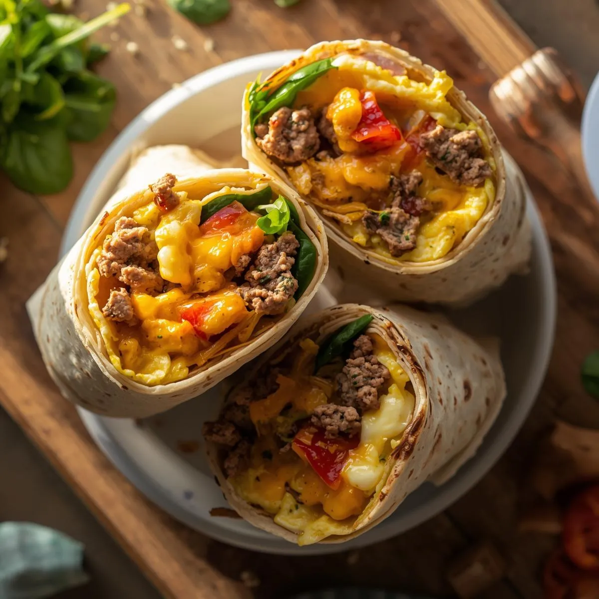 High Protein Breakfast Burritos I Love Every Morning