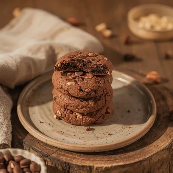 chocolate hazelnut crunch cookies IMG01