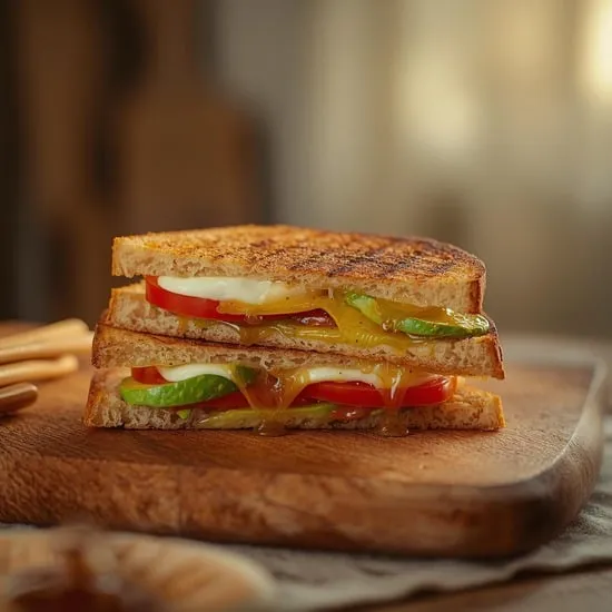 avocado mozzarella and tomato grilled cheese IMG01