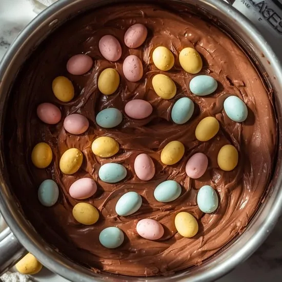 easy easter egg fudge IMG01