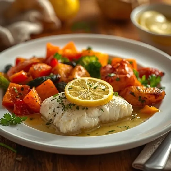 healthy lemon butter baked cod recipe IMG02