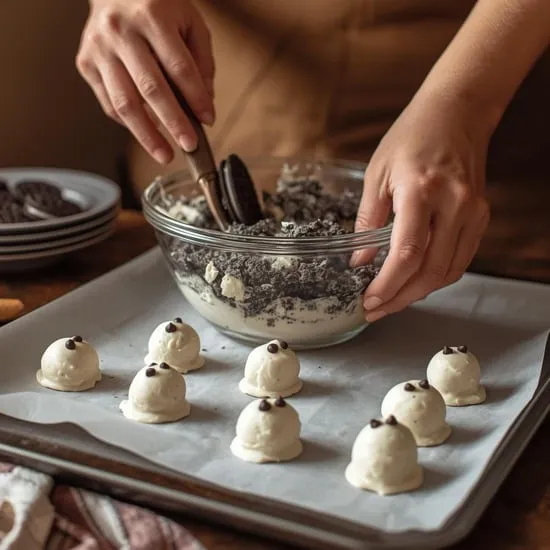 no bake oreo ghost truffles IMG01
