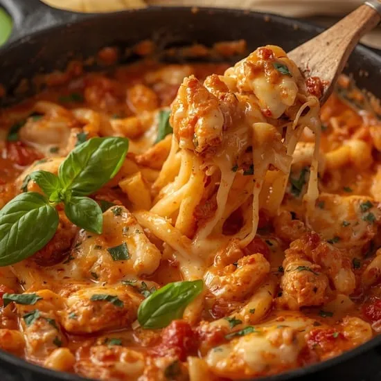 one pot chicken mozzarella pasta IMG01