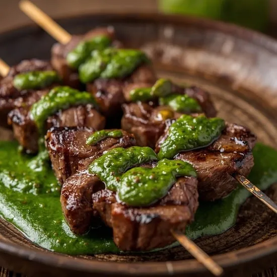 Juicy Chimichurri Steak Skewers Recipe