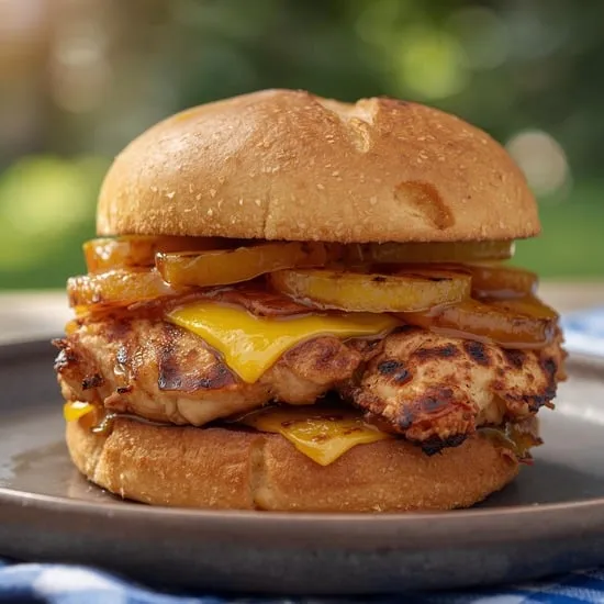 grilled hawaiian chicken sandwiches IMG02