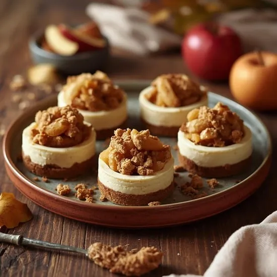 easy apple crisp mini cheesecakes IMG02