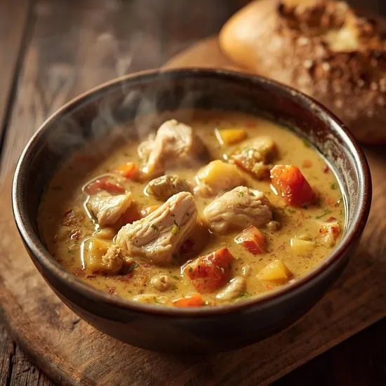 Crock Pot Creamy Chicken Stew Recipe