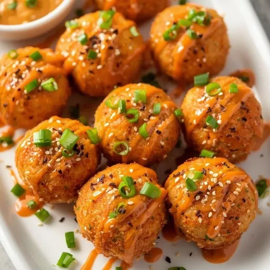 Crispy Bang Bang Salmon Bites