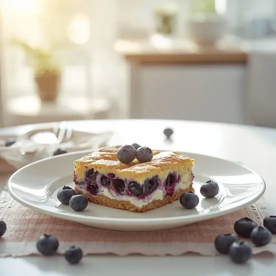 blueberry cottage cheese breakfast bake IMG03
