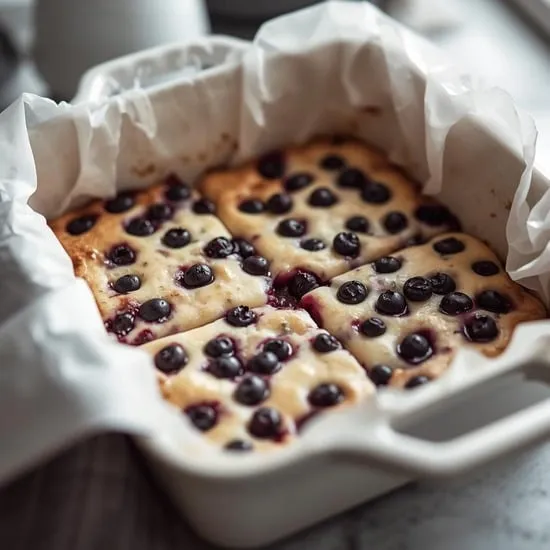 blueberry cottage cheese breakfast bake IMG05
