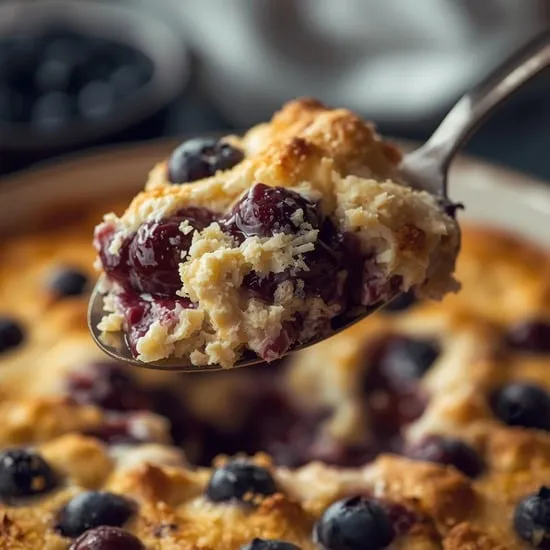 blueberry cottage cheese breakfast bake IMG06