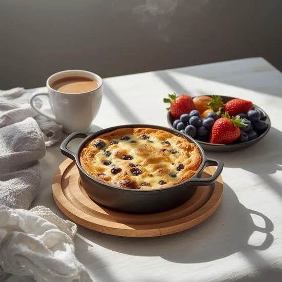 blueberry cottage cheese breakfast bake IMG07