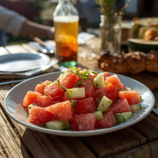 summer perfect watermelon cucumber salad recipe IMG07