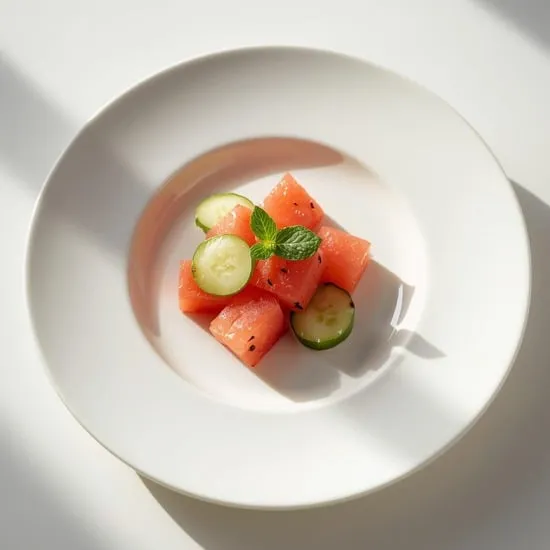 summer perfect watermelon cucumber salad recipe IMG09