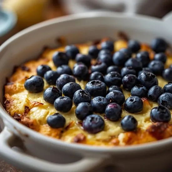 blueberry cottage cheese breakfast bake IMG10