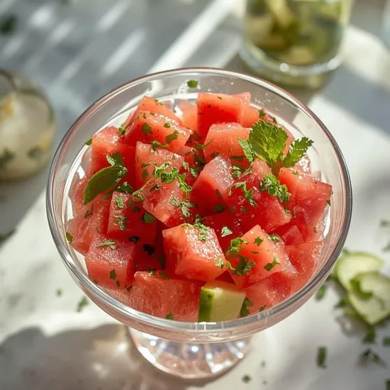 summer perfect watermelon cucumber salad recipe IMG10