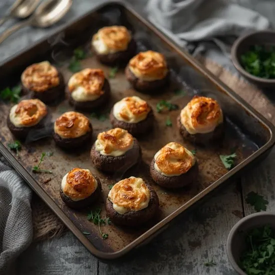 irresistibly easy cream cheese stuffed mushrooms IMG01