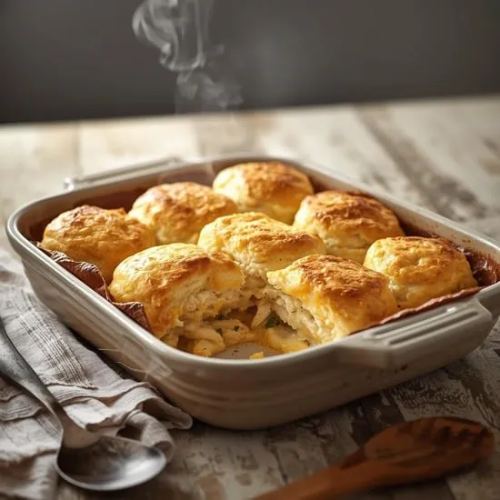 chicken pot pie bake with cheddar bay biscuits IMG01