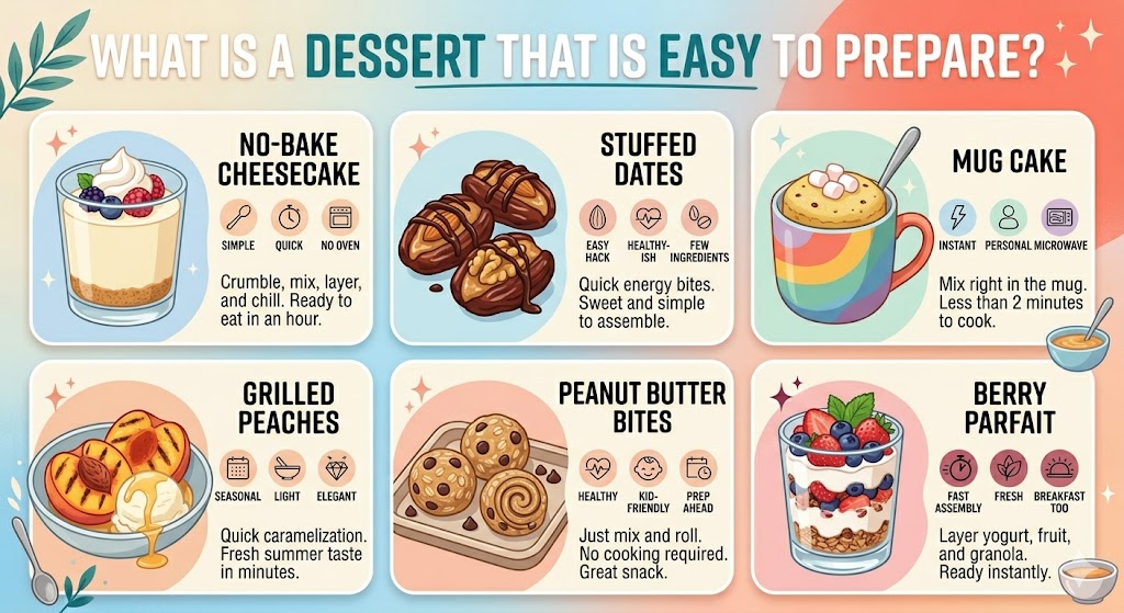 Easy Dessert Recipes – Quick Sweet Treats in Minutes
