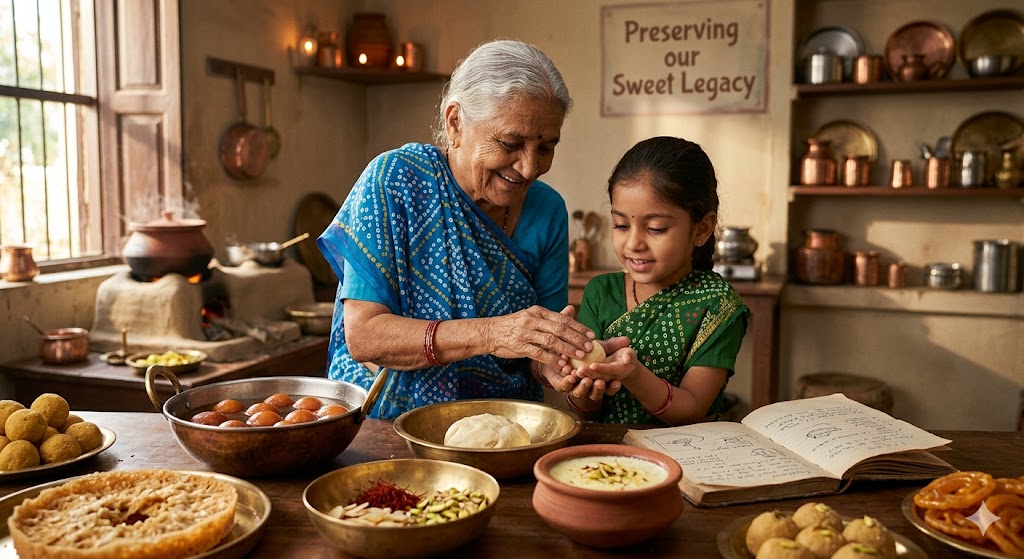 The reason why these traditional sweet dishes should be preserved