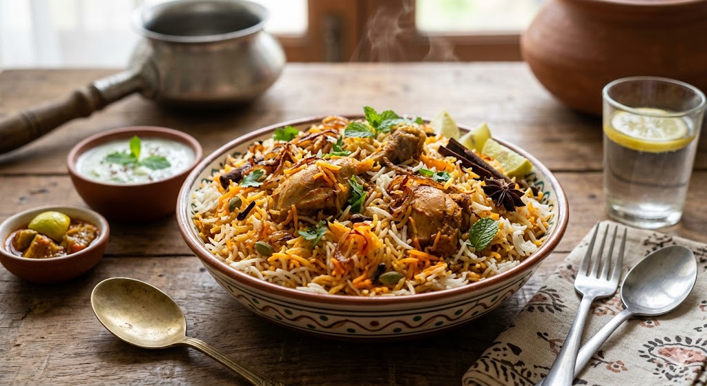 Chicken Biryani Recipe – Traditional Flavorful Rice Dish