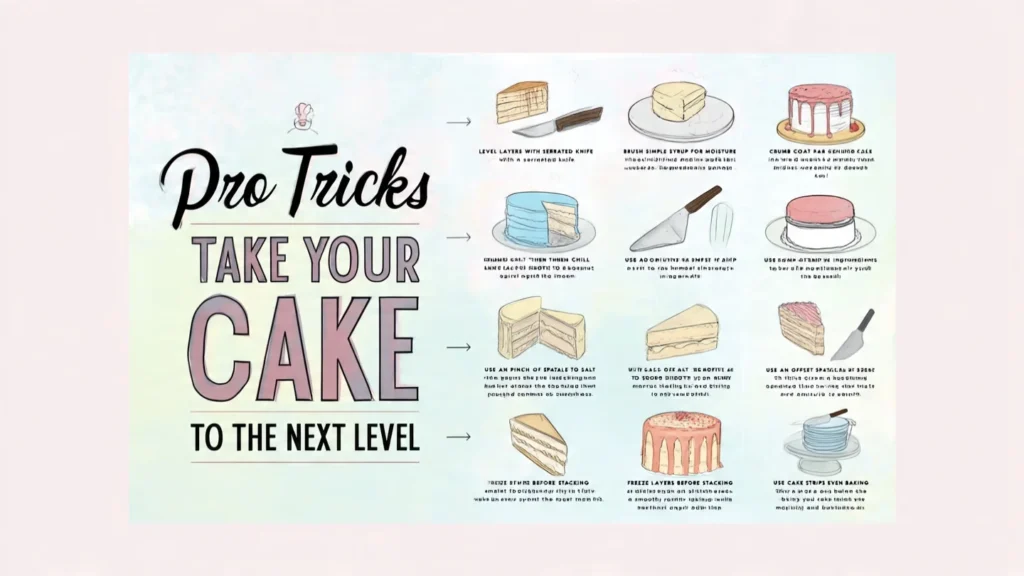 Pro tricks on how to make your cake to the next level.
