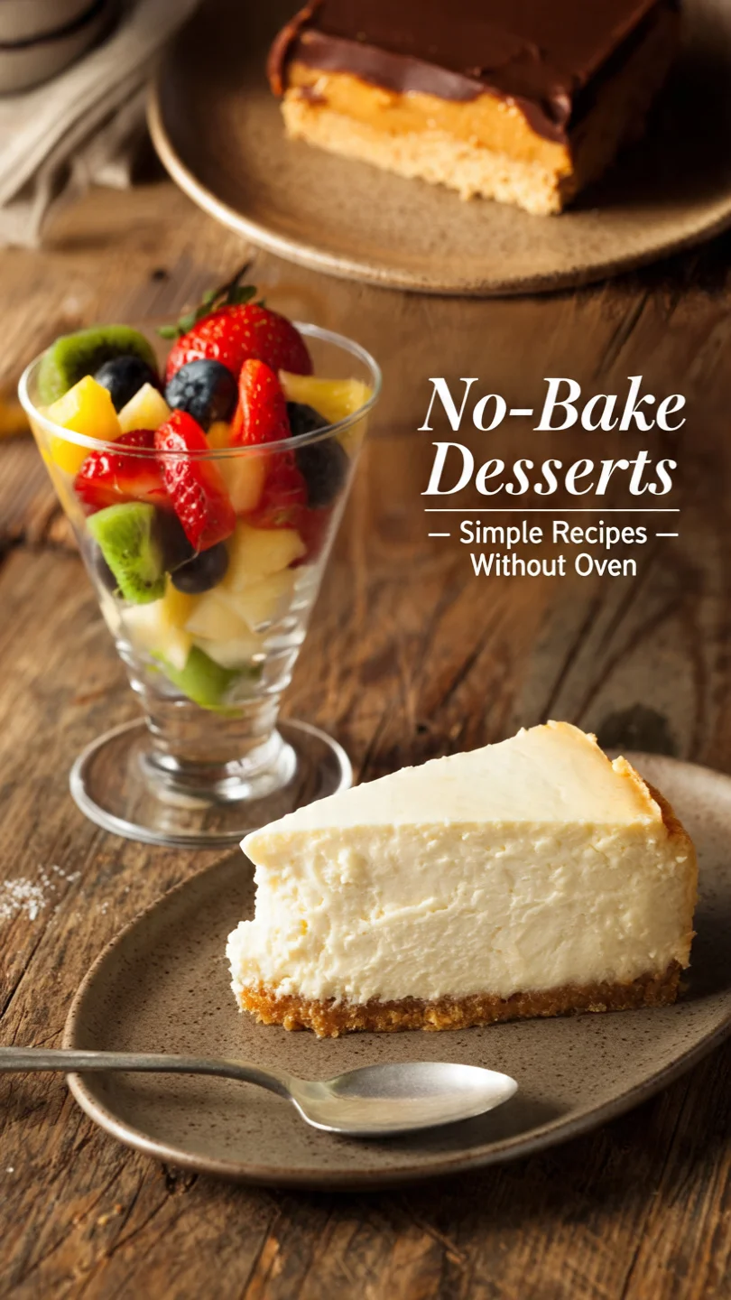 No-Bake Desserts – Simple Recipes Without Oven That Actually Taste Amazing