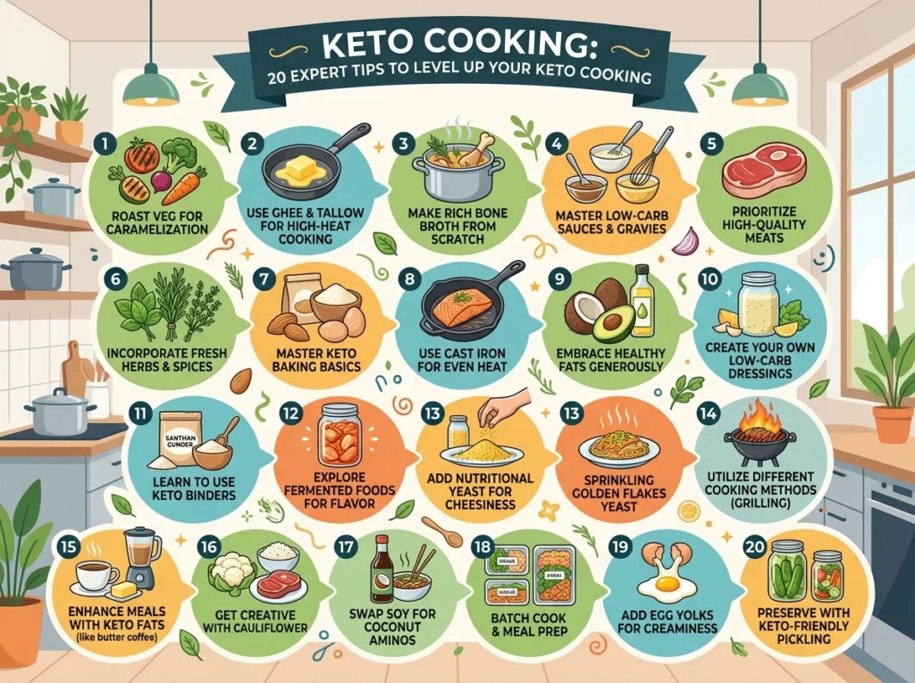 Keto Cooking 20 Expert Tips to Level Up Your Keto Cooking.