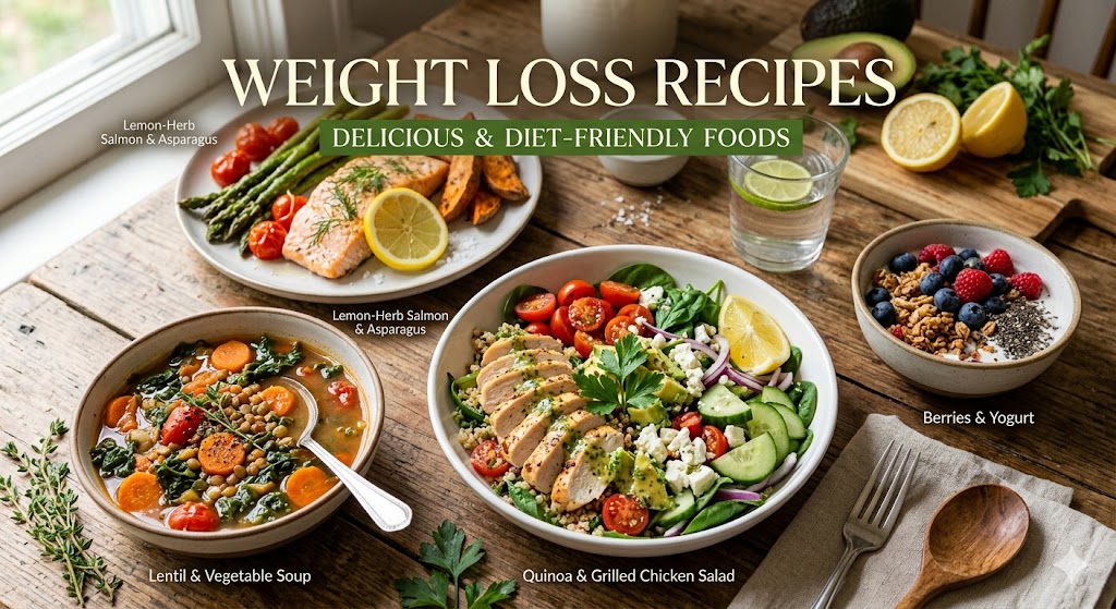 Weight Loss Recipes – Delicious & Diet-Friendly Foods