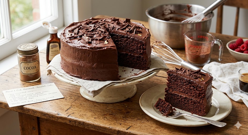 The Best Chocolate Cake Recipe – Moist & Rich Homemade Cake You’ll Love