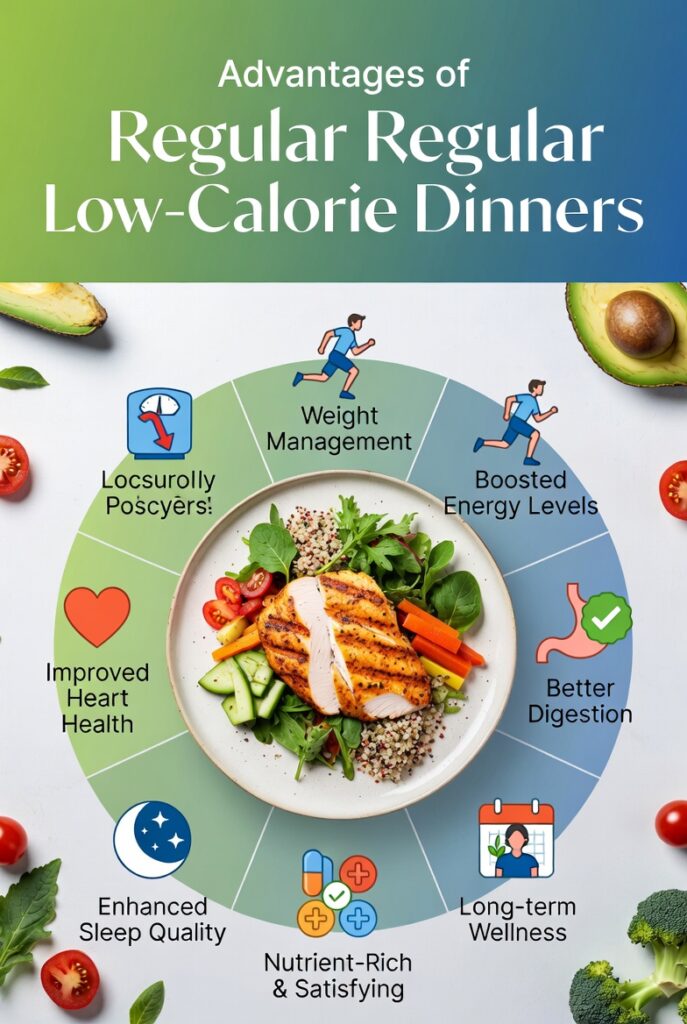 The advantages of Low-calorie Dinners that are eaten on a regular basis.